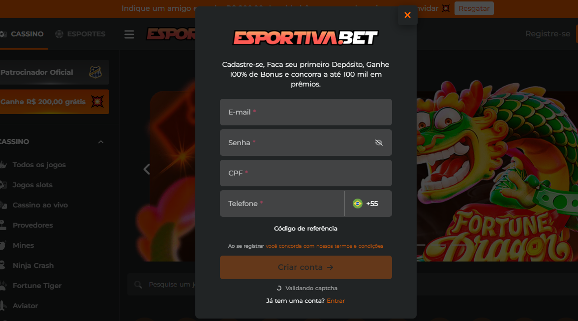 Como Se Cadastrar Na Esportiva Bet Blog Esportiva Bet