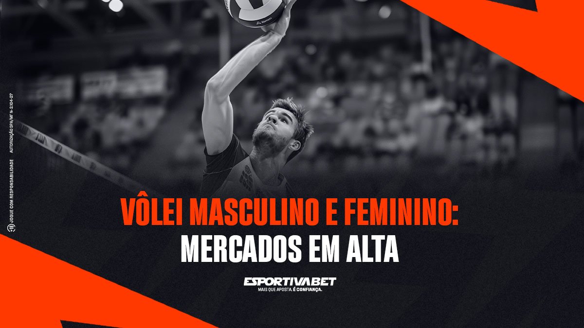 Vôlei masculino e feminino: mercados em alta
