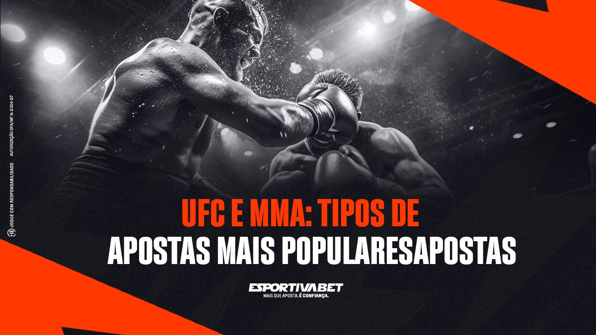 UFC e MMA: tipos de apostas mais populares