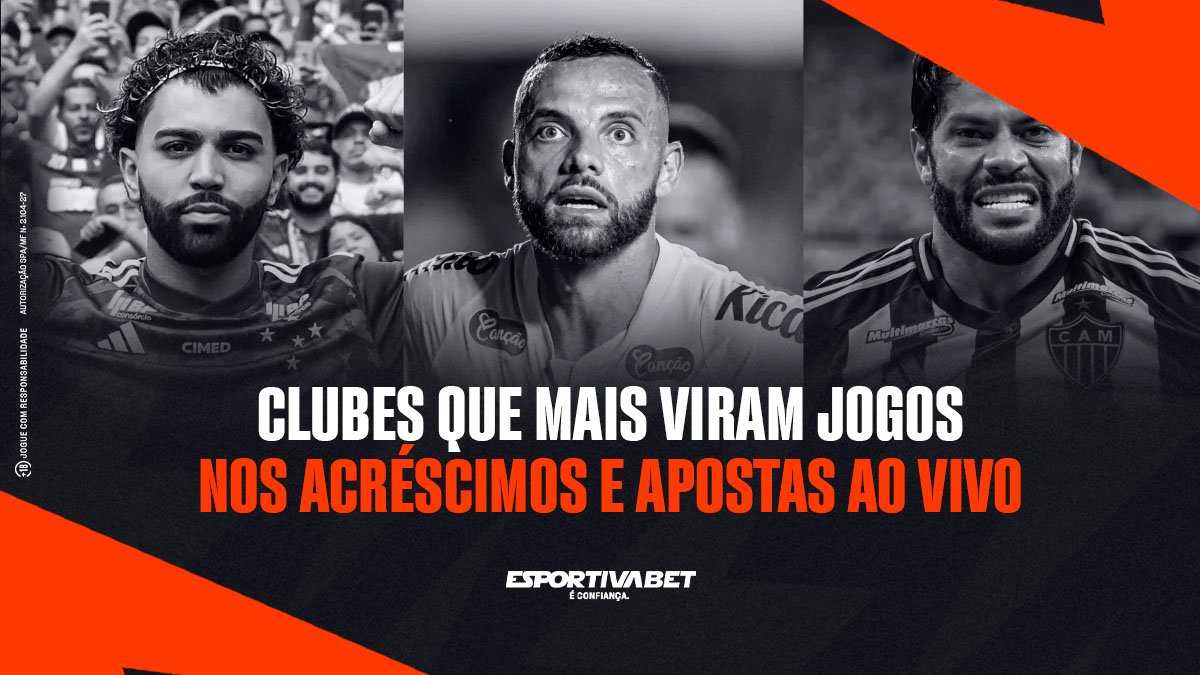 Clubes que Mais Viram Jogos nos Acréscimos e Apostas ao Vivo