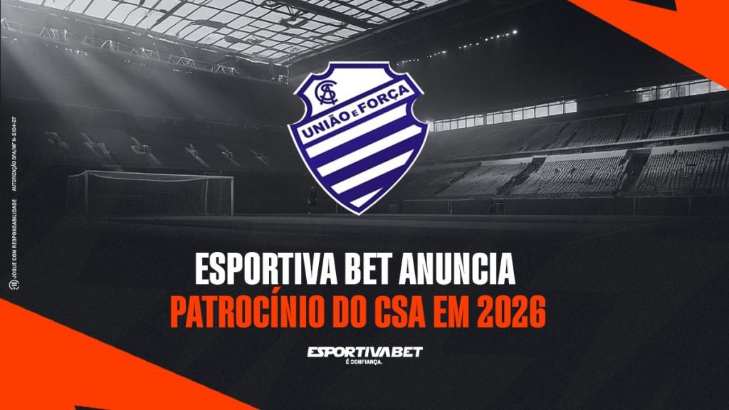 Esportiva Bet anuncia Patrocínio do CSA em 2026