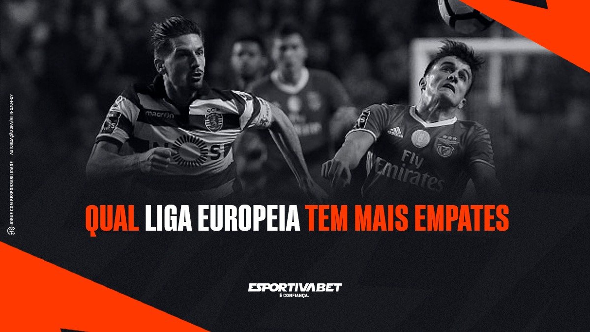 Qual liga europeia tem mais empates? Análise de Entretenimento