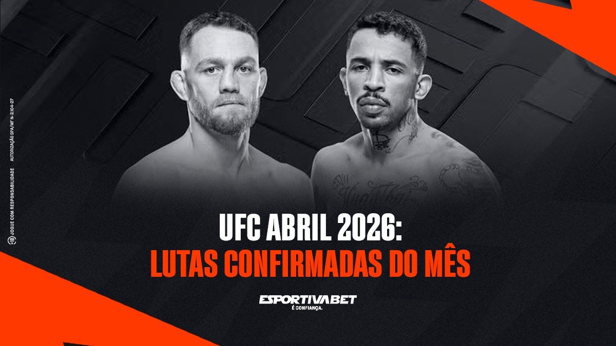 UFC abril 2026: Confira as Lutas Confirmadas e Destaques do Mês